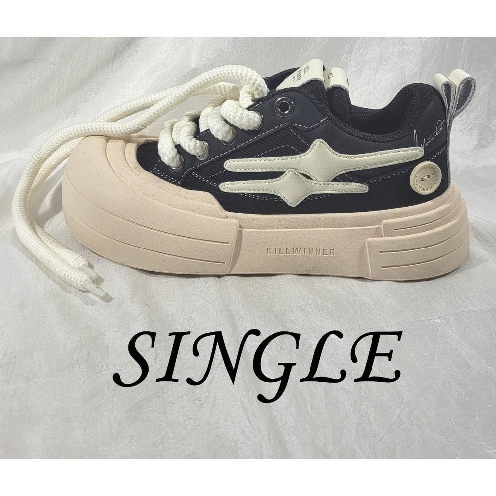 Killwinner Unisex Smile Life Sneaker - SINGLE LEFT Shoe for Amputee - W8, M6.5